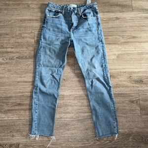 Zara cropped jeans